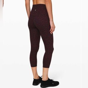 Lululemon Align Crop *21" Formation Camo Dark Adobe Multi size 4